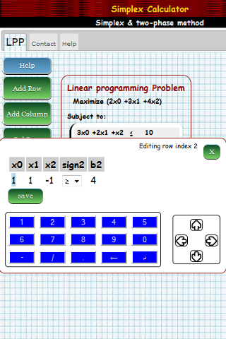 two phase simplex method calculator